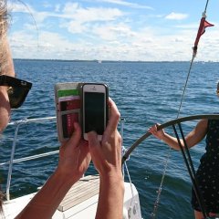 Seikle Vabaks sailing around Pärnu Bay